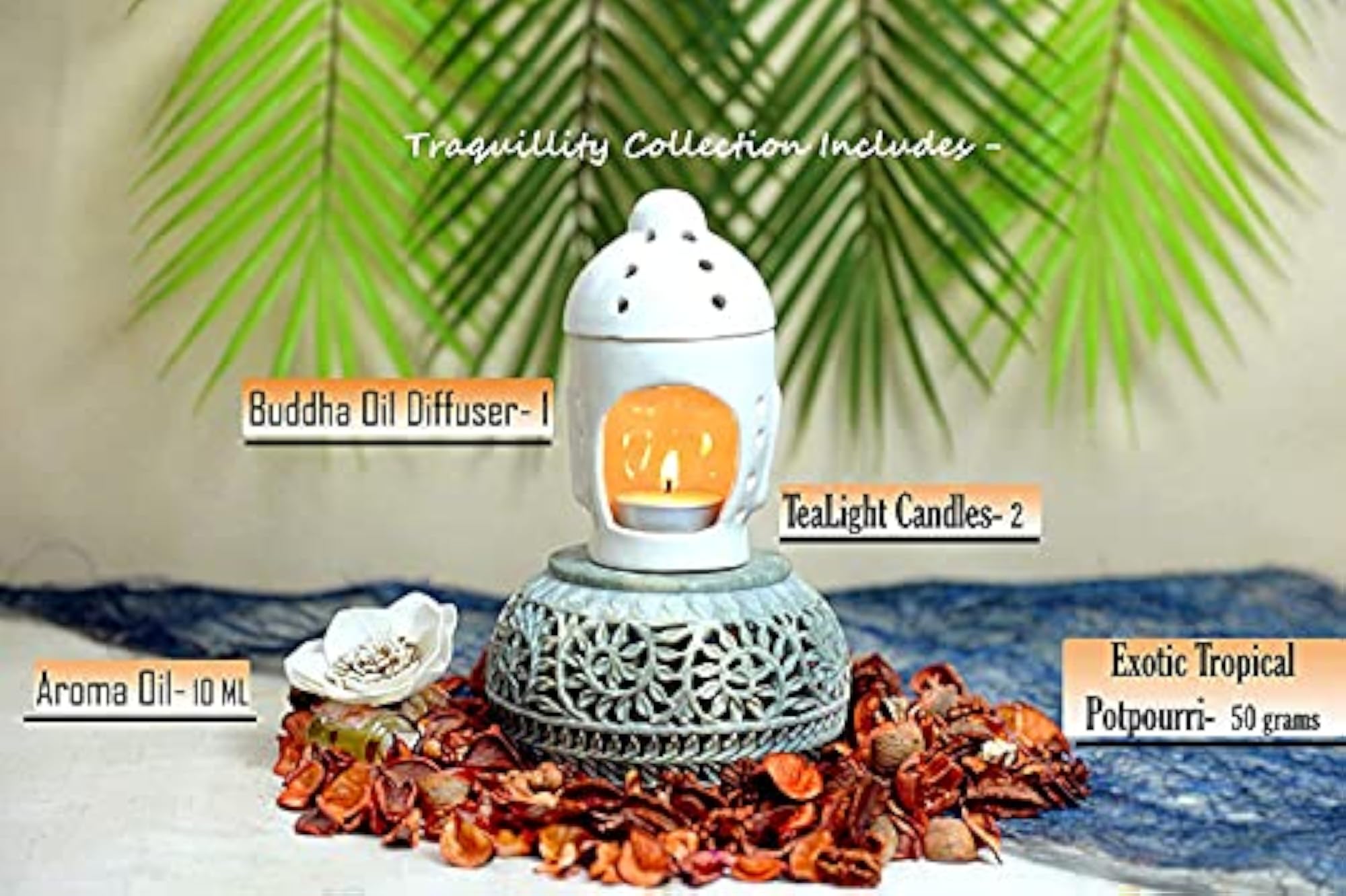 Buddha Oil Diffuser with Tropical Fragrance